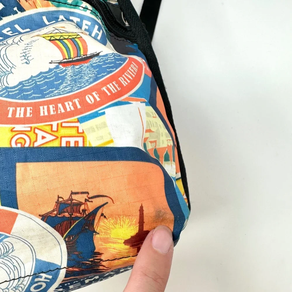 Lesportsac Travels Postcard‎ Print Backpack
